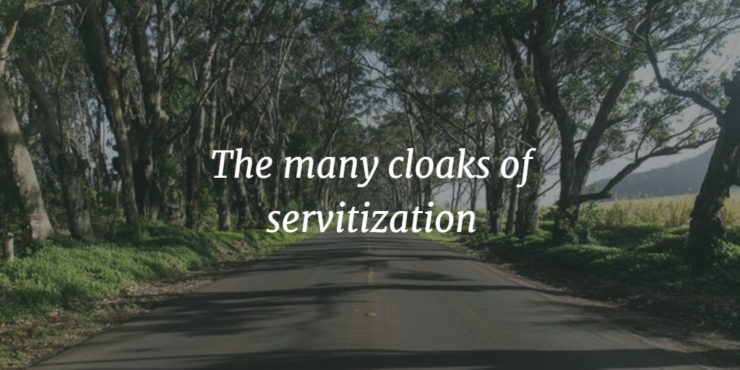 The many cloaks of servitization