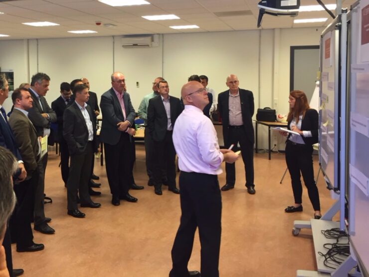 Attendees of the Autumn Roundtable gather to collaborate during an ASG exercise
