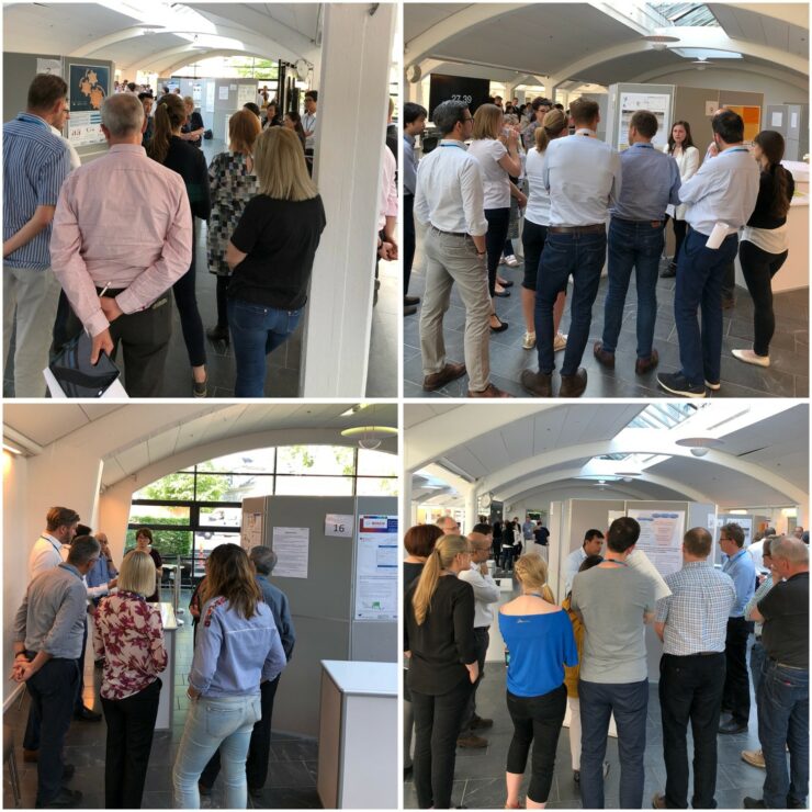 Attendees of the Spring Servitization Conference 2018 explore and engage on various stands at the event