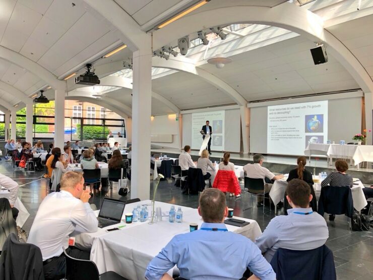 The attendees of the Spring Servitization Conference 2018 listen intently to a talk
