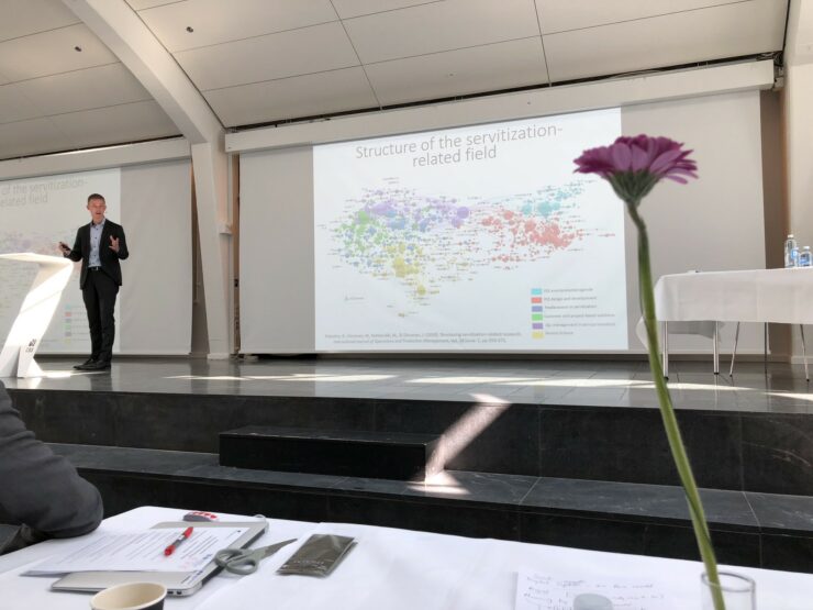 A talk is delivered at the Spring Servitization Conference 2018