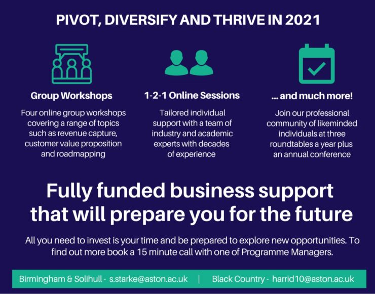 Pivot, Diversify and Thrive in 2021