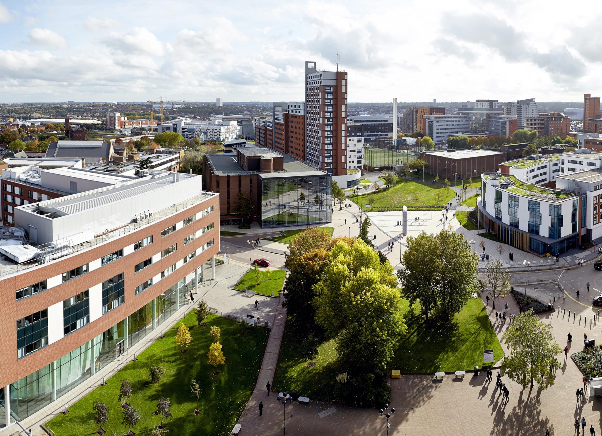 Aston University from above