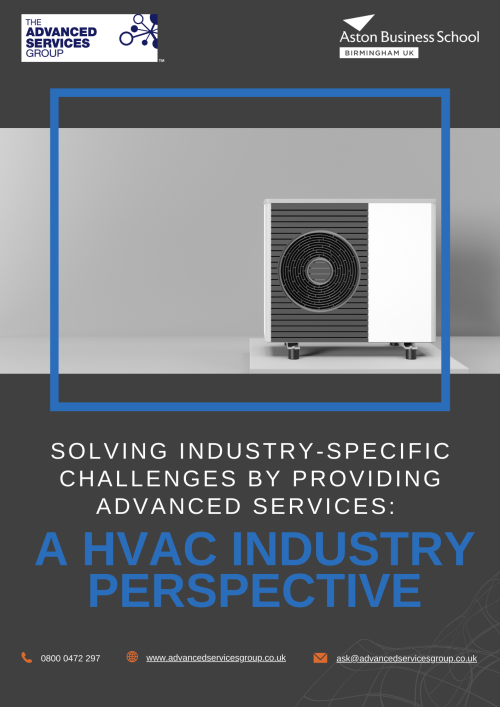 Solving industry-specific challenges by providing advanced services: a HVAC industry perspective