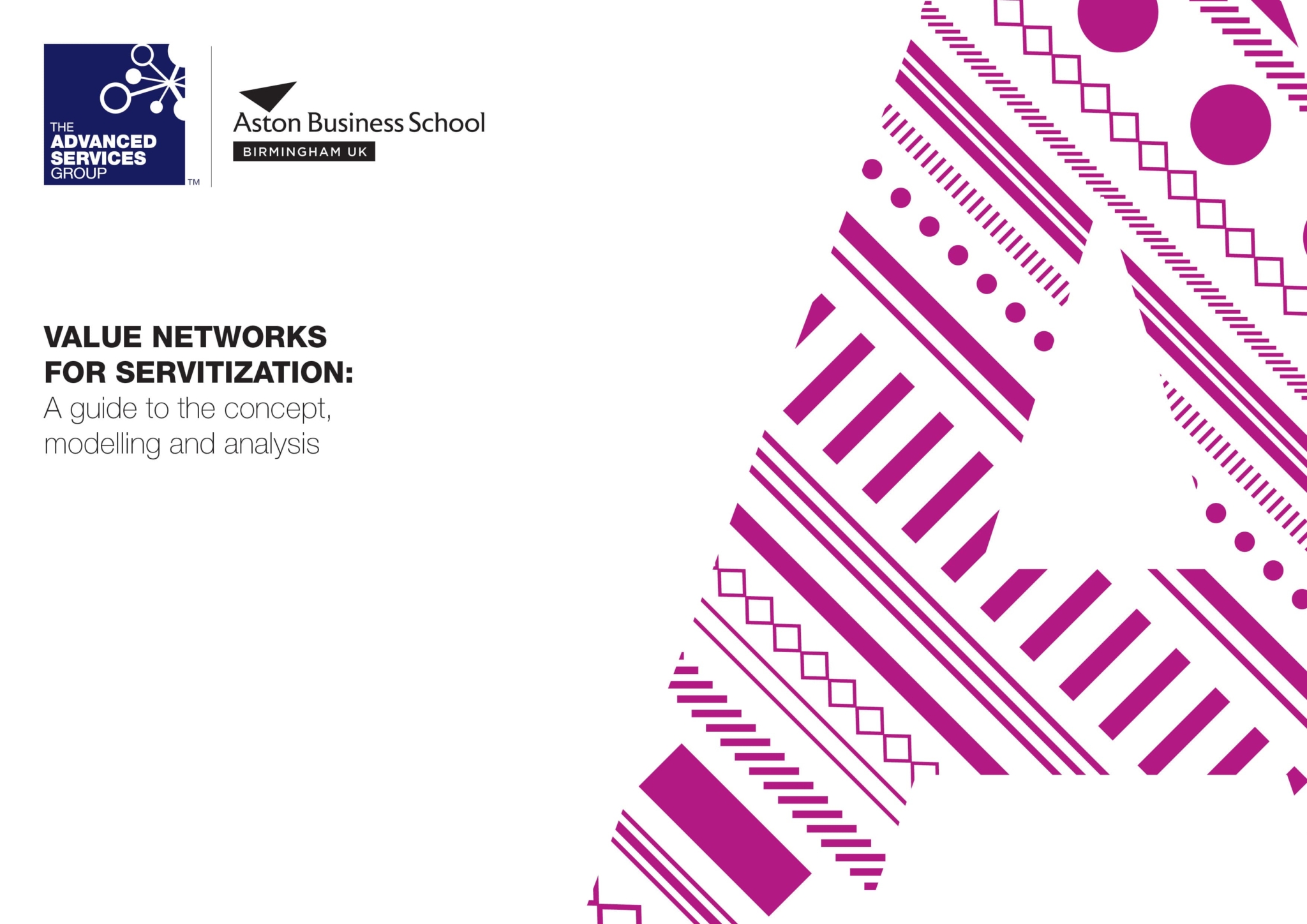 Value Networks for Servitization: A guide to the concept, modelling and analysis